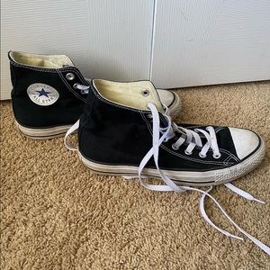 Converse black high top